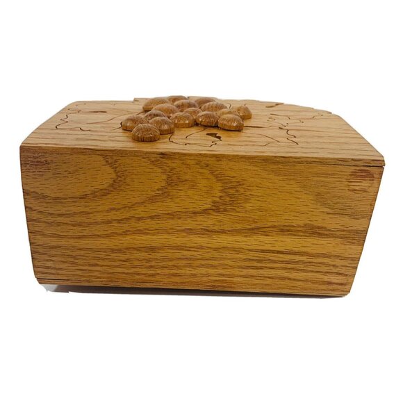 Handmade Wooden Etched Napkin Holder 3D Berries Kitchen Decor Farmhouse Country - Picture 7 of 9